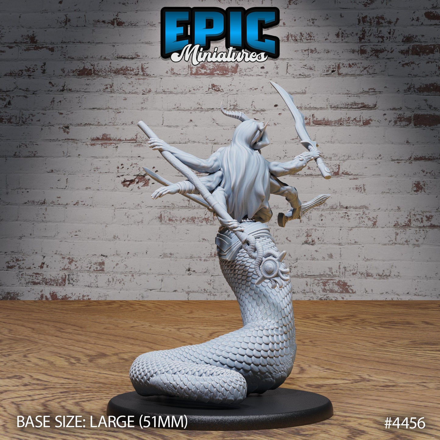 Naga Death Envoy (3 Variants Available) - Epic Miniatures