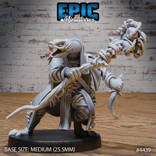 Serpent Folk, Set 1 (4 Variants Available) - Epic Miniatures