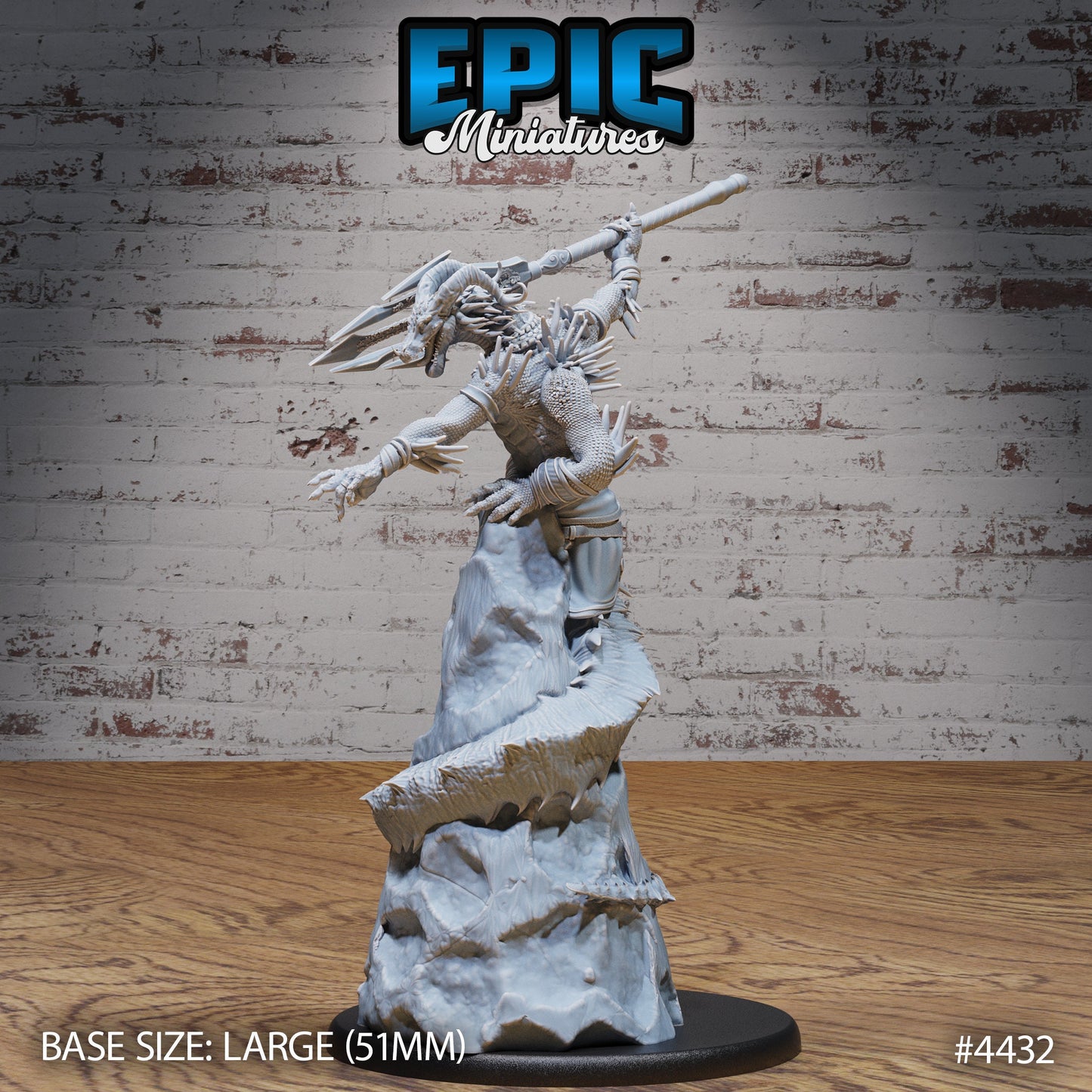 Naga Sorcerer (3 Variants Available) - Epic Miniatures