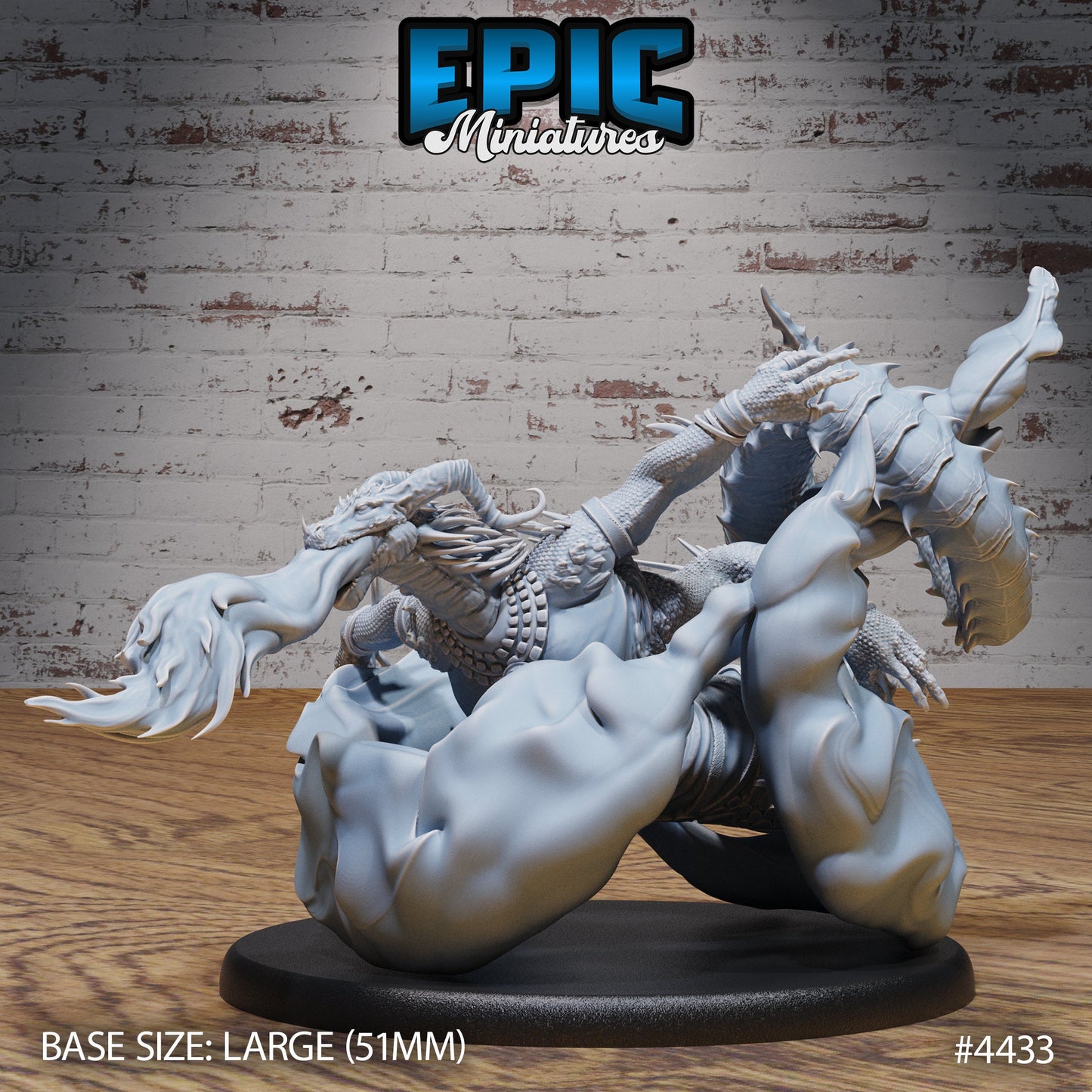 Naga Sorcerer (3 Variants Available) - Epic Miniatures