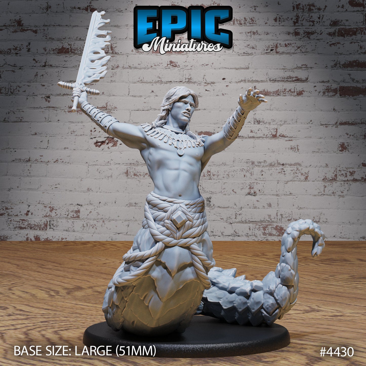 Lamia Prince (3 Variants Available) - Epic Miniatures