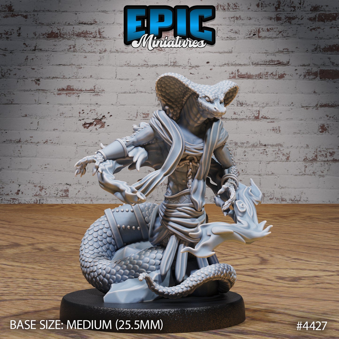Cobra Folk, Set 2 (3 Variants Available) - Epic Miniatures