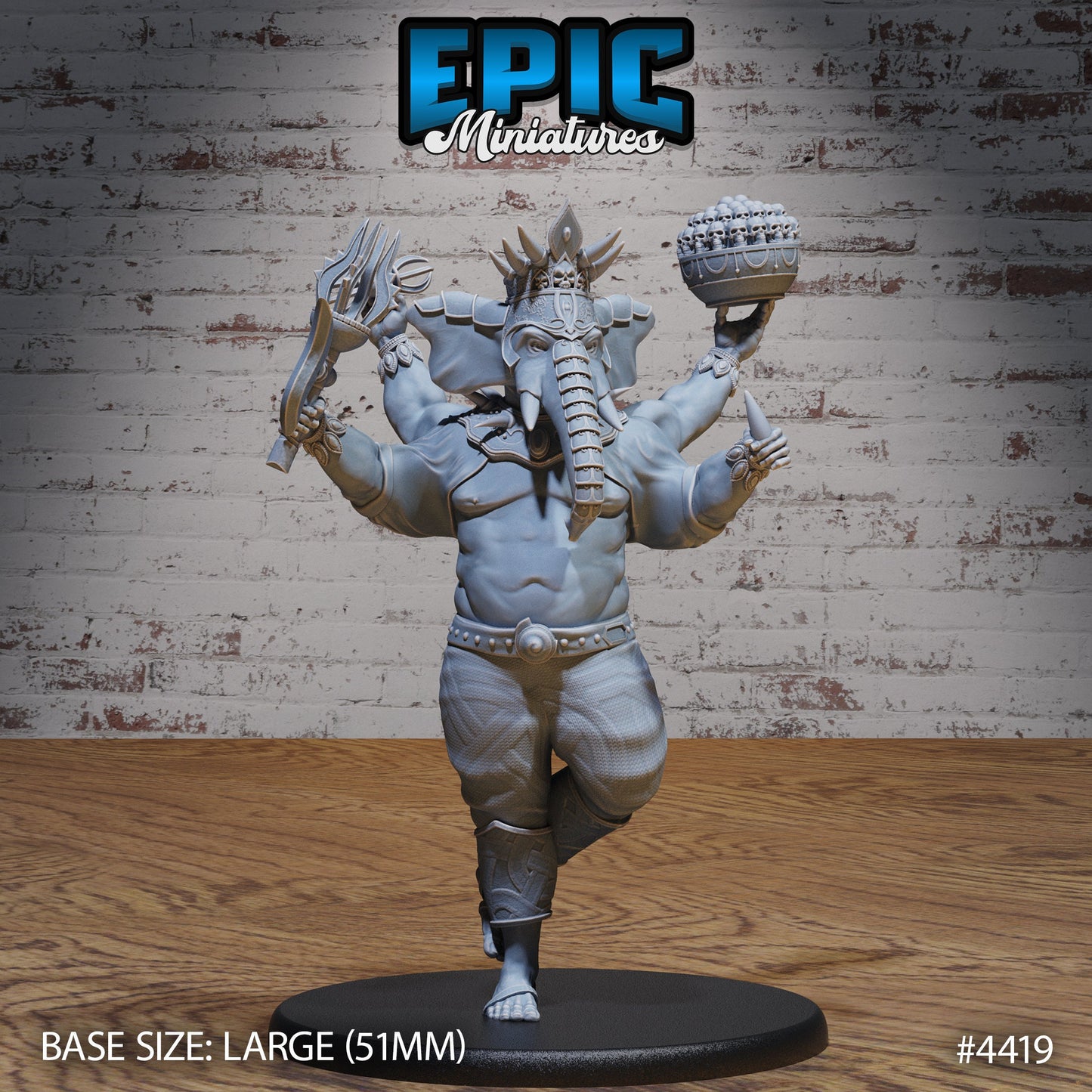 Elephant God Avatar (3 Variants Available) - Epic Miniatures