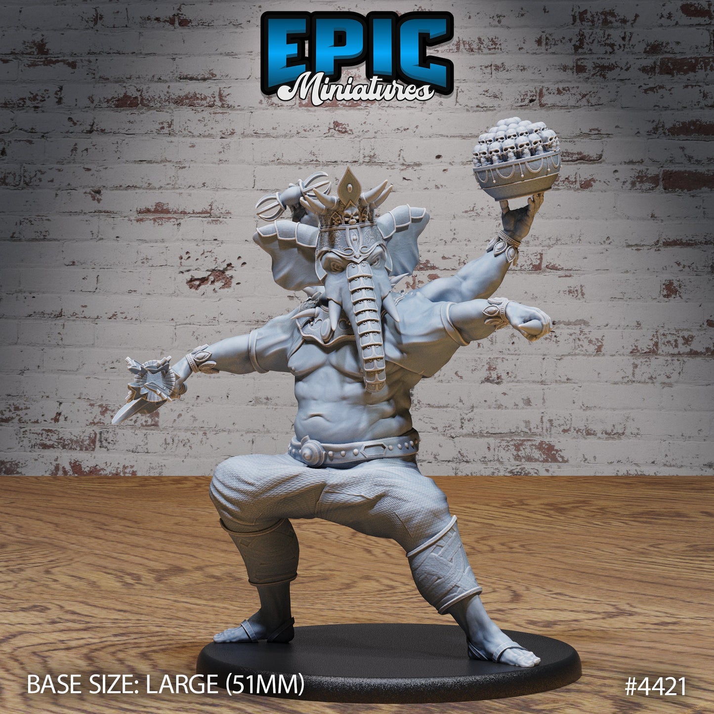 Elephant God Avatar (3 Variants Available) - Epic Miniatures