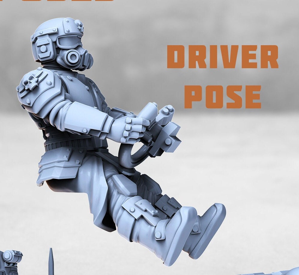 Kaledon Fortis Vehicle Riders (3 Variants Available) - Print Minis