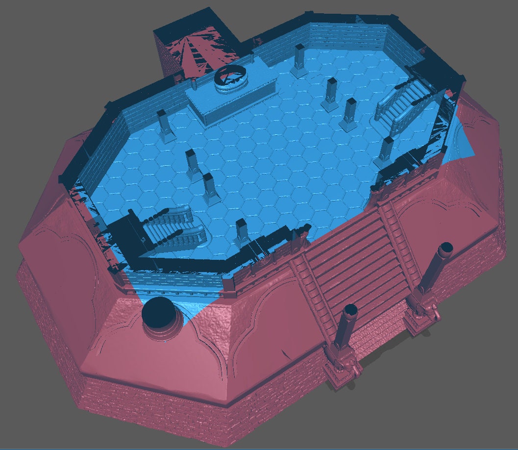 Divine Temple, Playable Terrain Piece - Epic Miniatures