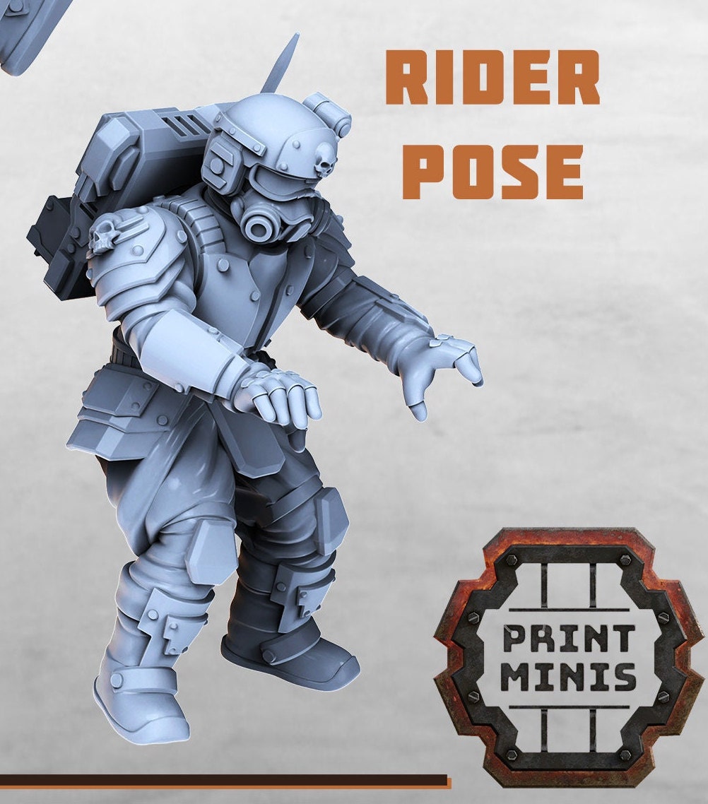 Kaledon Fortis Vehicle Riders (3 Variants Available) - Print Minis