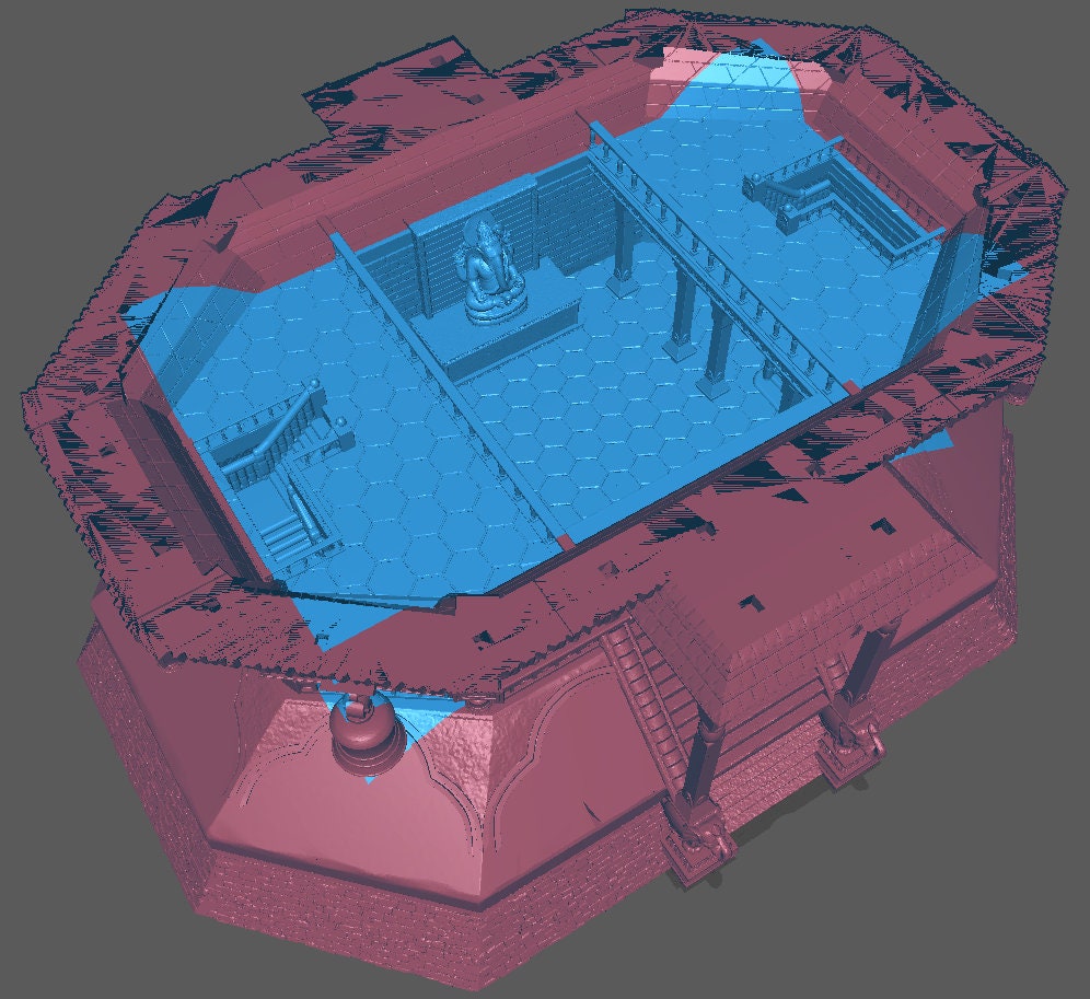 Divine Temple, Playable Terrain Piece - Epic Miniatures