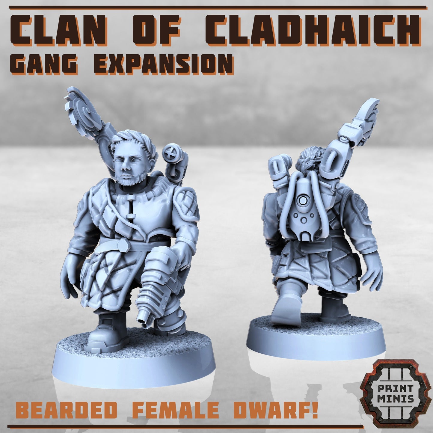 Clan of Cladhaich Expansion, Dwarves (7 Variants Available) - Print Minis