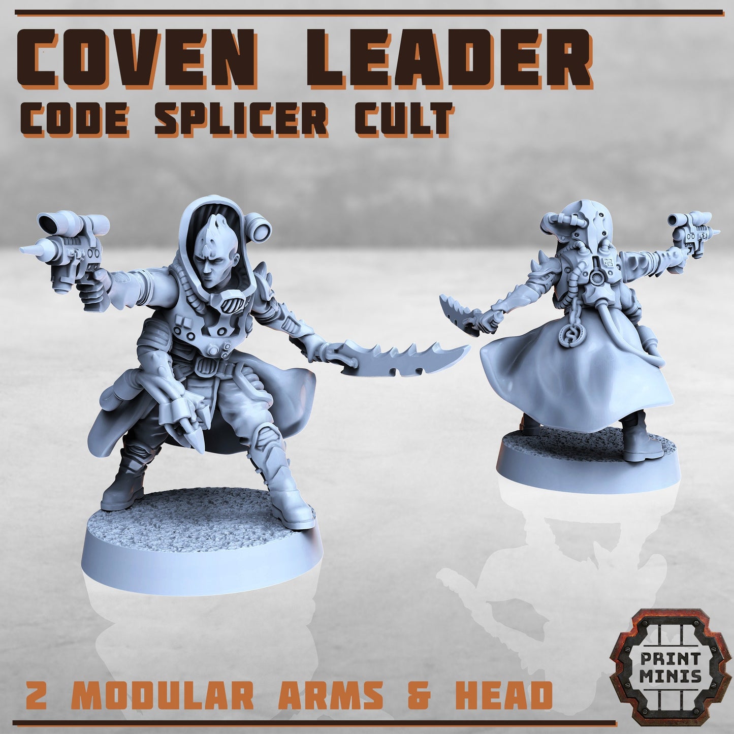 Coven Leader, Code Splicer Cult - Print Minis