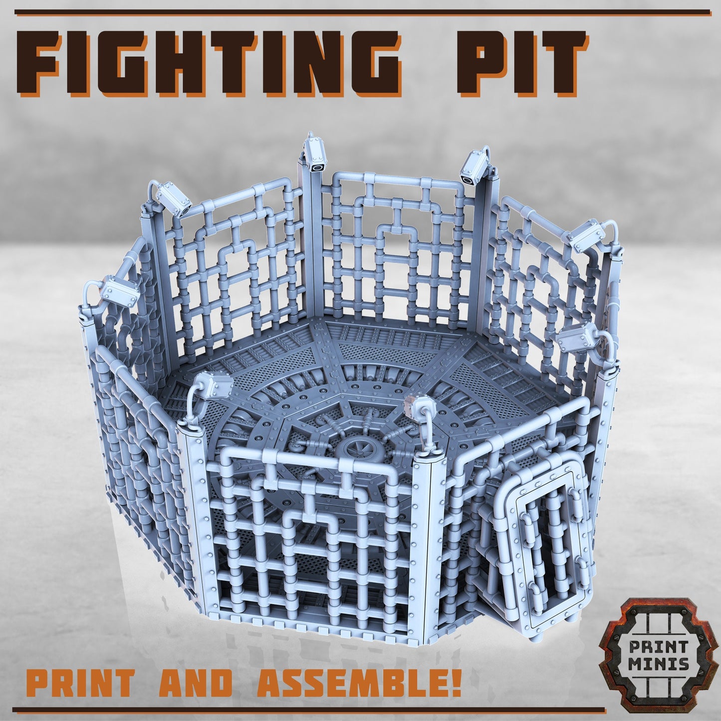 Fighting Pit Scenery Kit - Print Minis