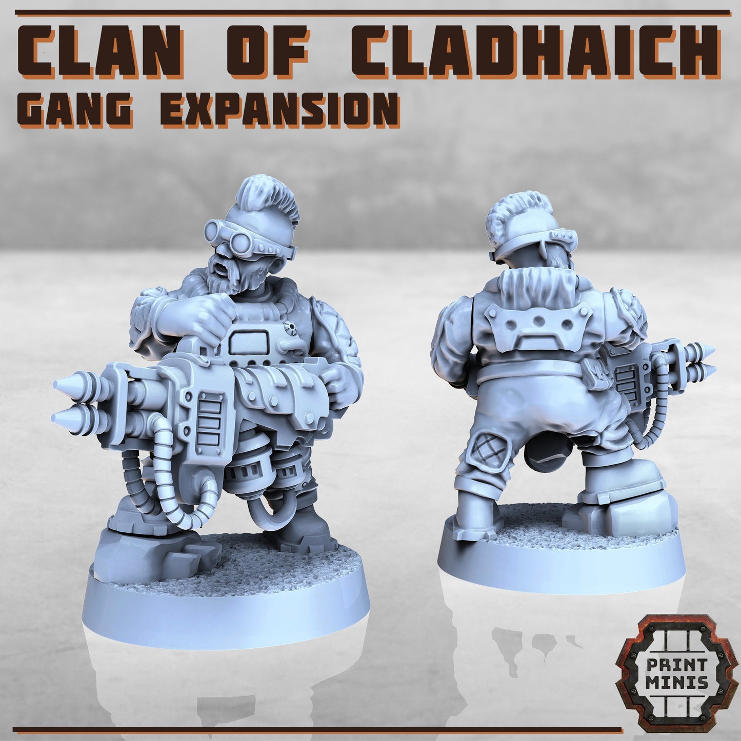 Clan of Cladhaich Expansion, Dwarves (7 Variants Available) - Print Minis