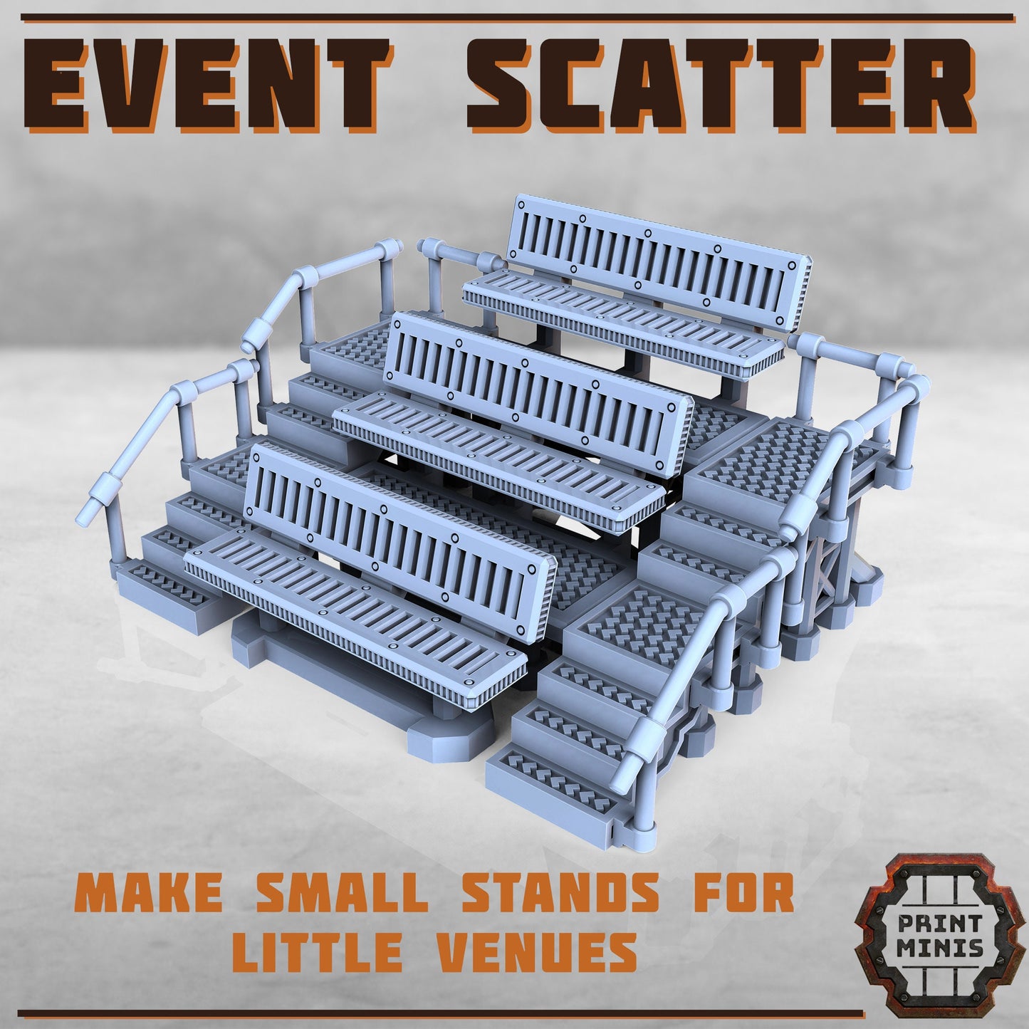 Event Terrain Set, 28mm Scale (3 Variants Available) - Print Minis