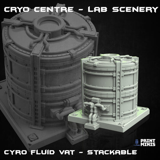 Cryo Fluid Storage Tanks - Modular Kit - Print Minis