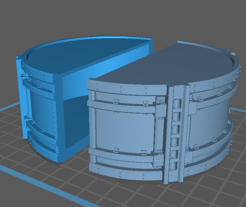 Cryo Fluid Storage Tanks - Modular Kit - Print Minis