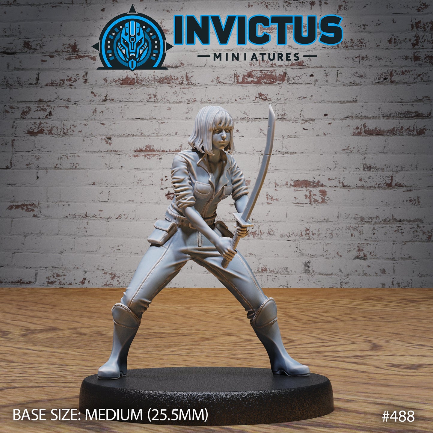 Reporter Girl (3 Variants Available) - Invictus Miniatures