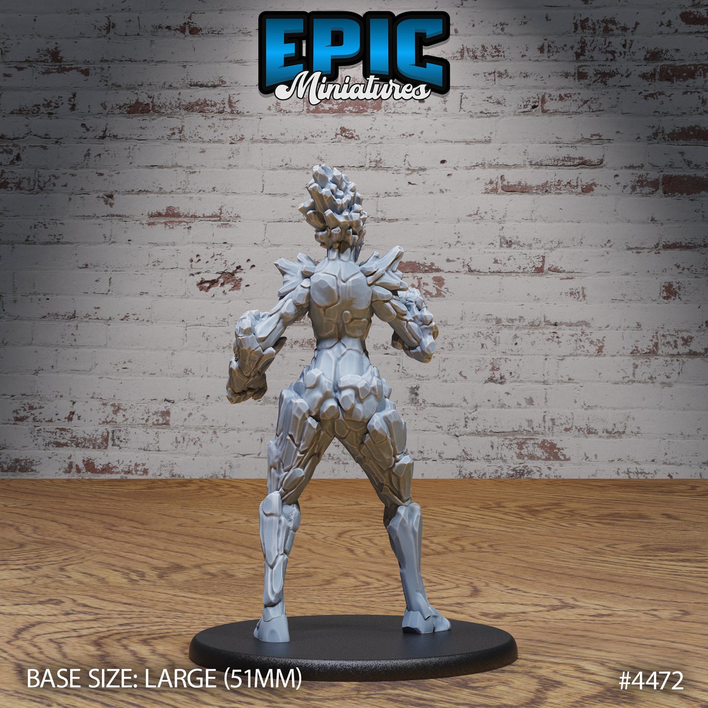 Earth Elemental, Female (3 Variants Available) - Epic Miniatures