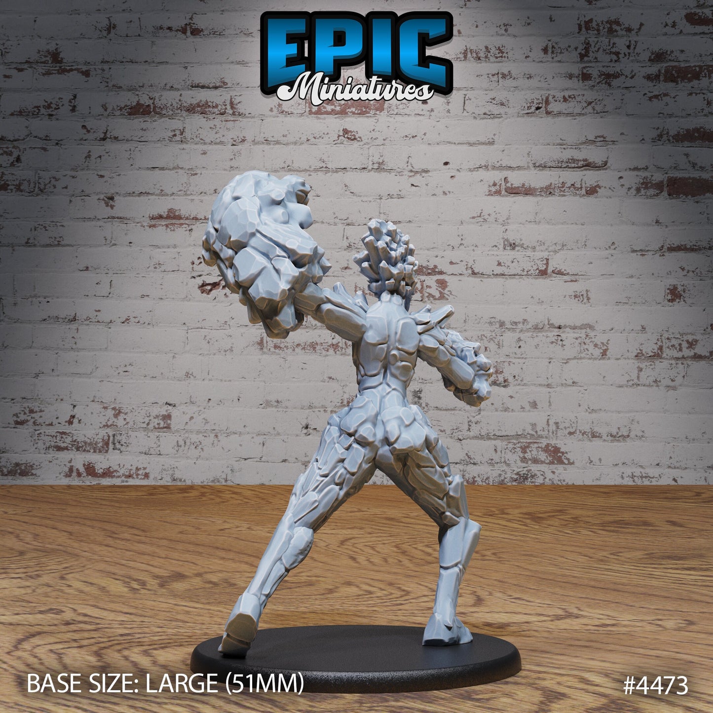 Earth Elemental, Female (3 Variants Available) - Epic Miniatures