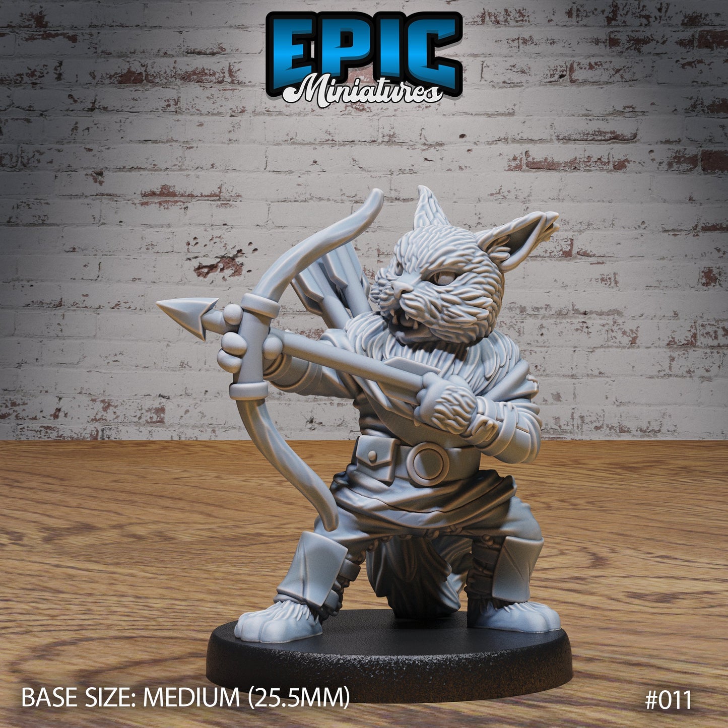 Cat Folk Tribe - Set 3 (4 Variants Available) - Epic Miniatures