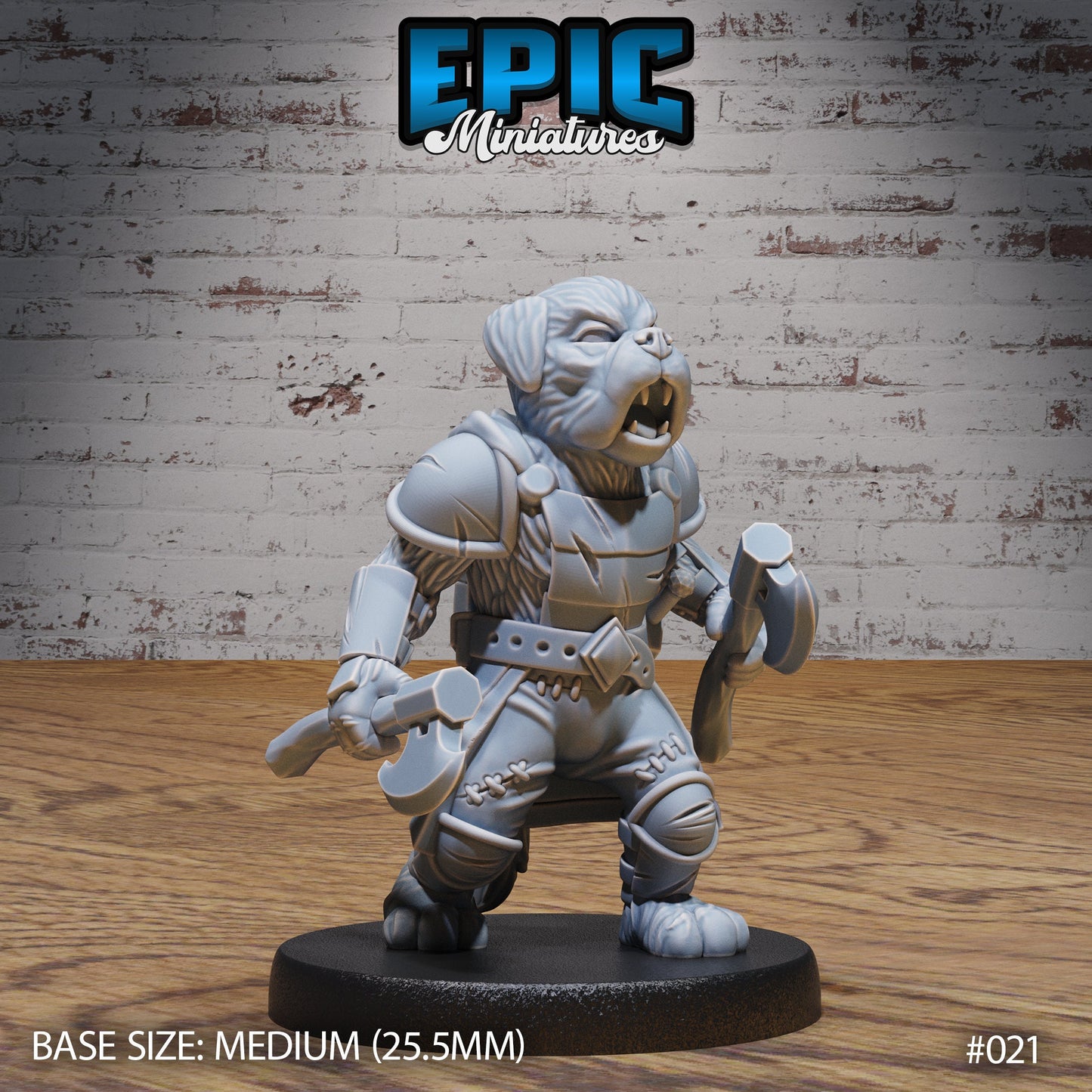 Dog Folk Tribe - Set 3 (4 Variants Available) - Epic Miniatures