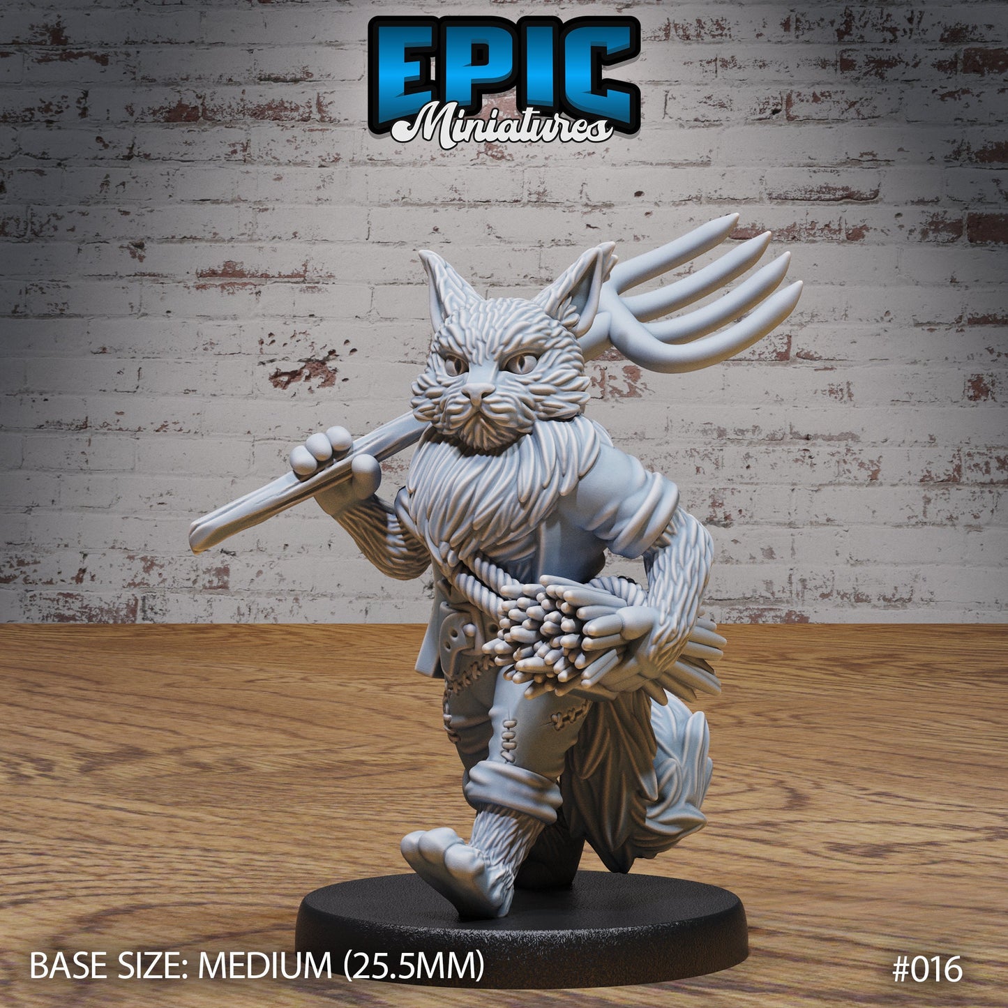 Cat Folk Tribe - Set 4 (4 Variants Available) - Epic Miniatures