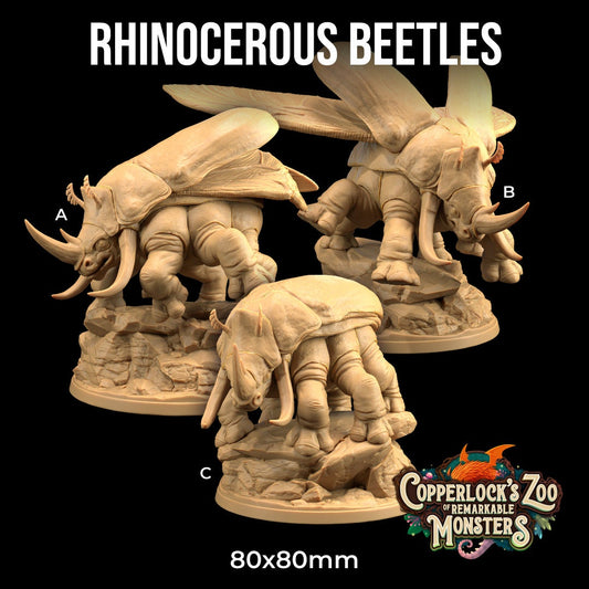 Rhinoceros Beetle (3 Variants Available) - Dragon Trapper's Lodge