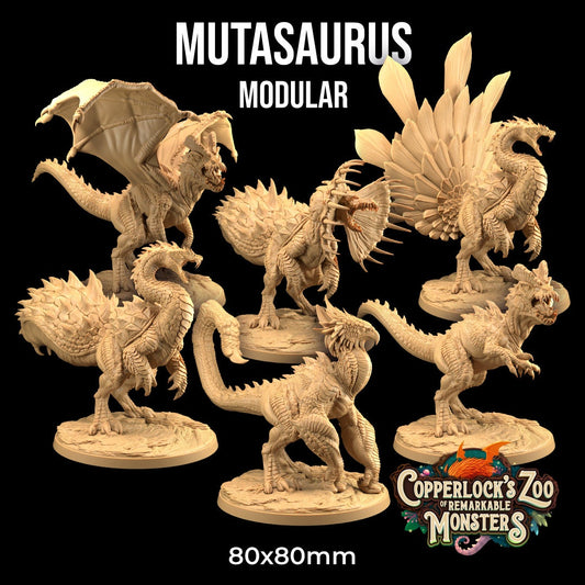 Mutasaurus (5 Variants Available) - Dragon Trapper's Lodge