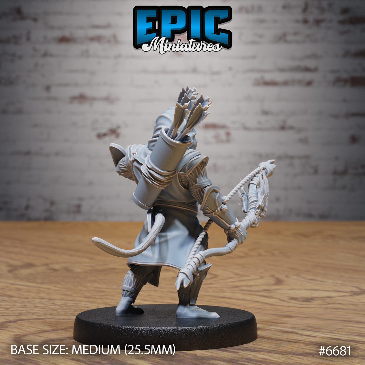 Wukong Folk Ranger, Monkey Folk Hero (3 Variants Available) - Epic Miniatures
