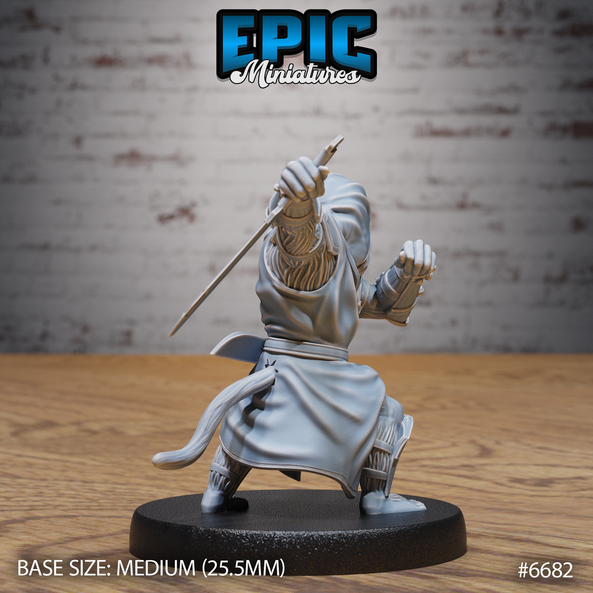 Wukong Folk Ranger, Monkey Folk Hero (3 Variants Available) - Epic Miniatures