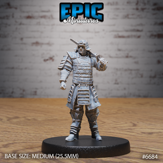 Half Blood Samurai  (3 Variants Available) - Epic Miniatures