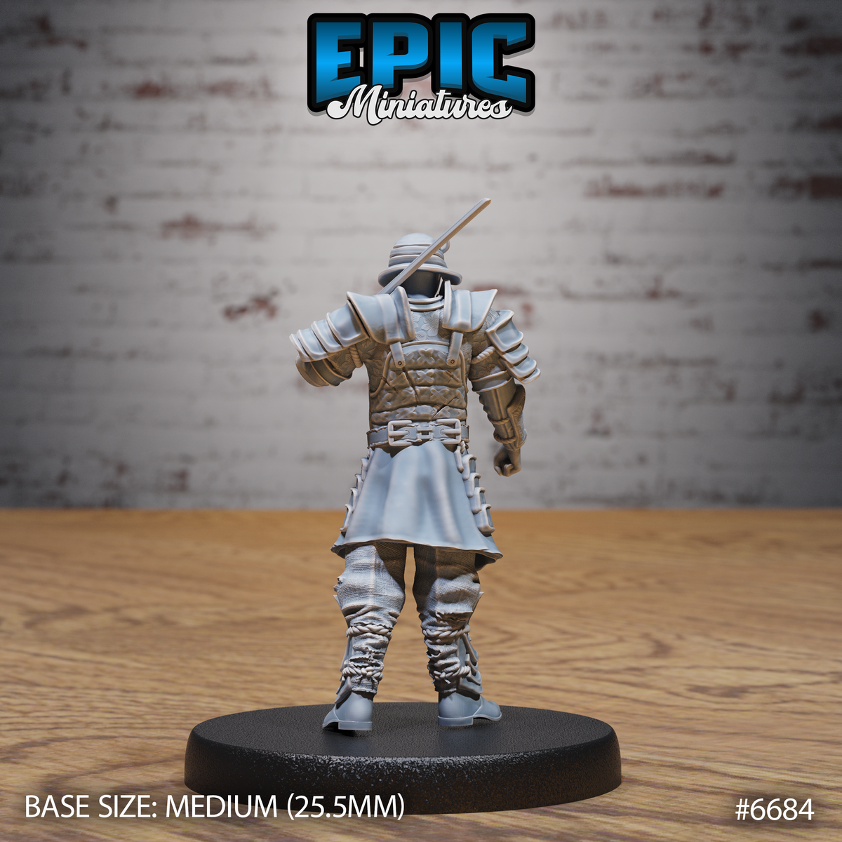 Half Blood Samurai  (3 Variants Available) - Epic Miniatures