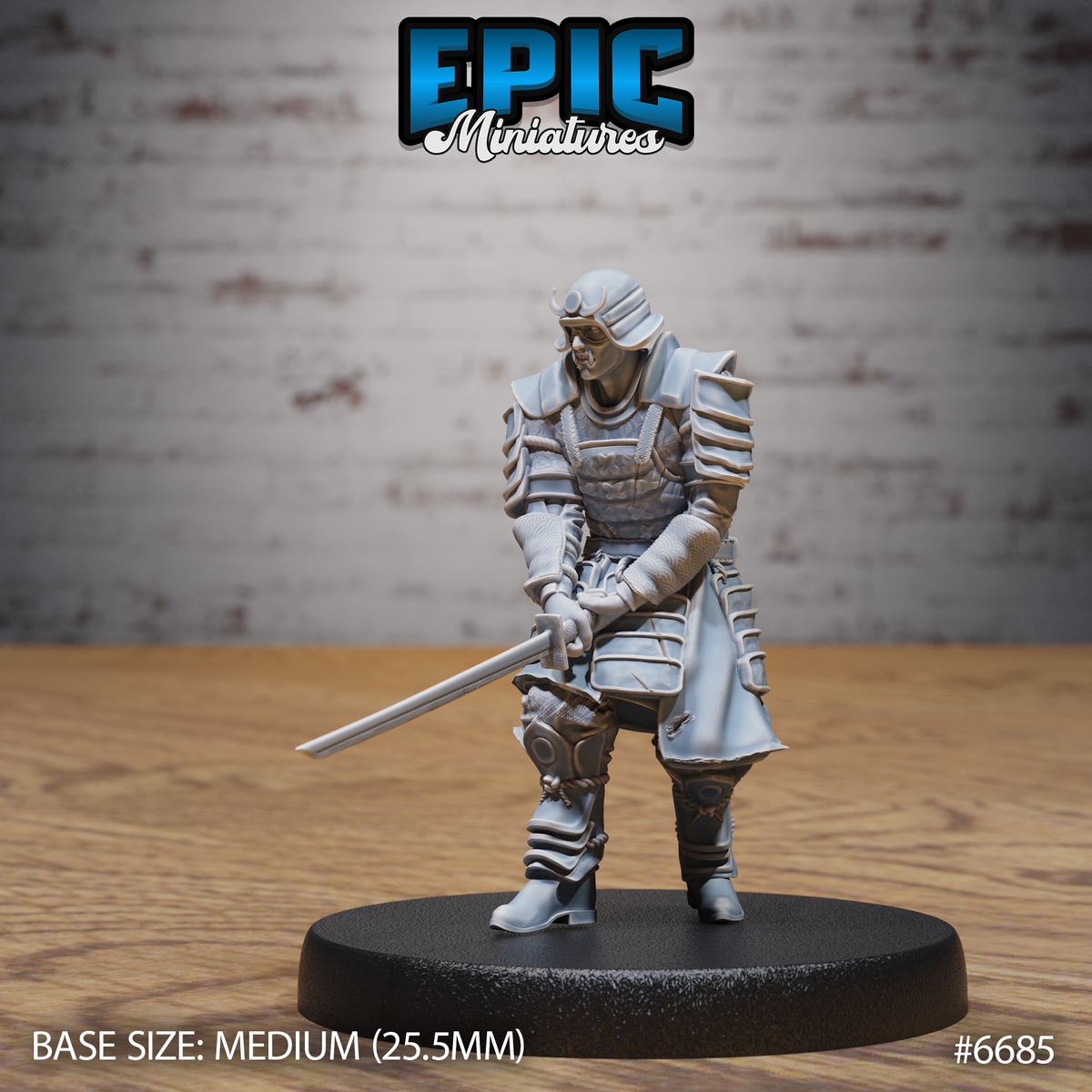 Half Blood Samurai  (3 Variants Available) - Epic Miniatures