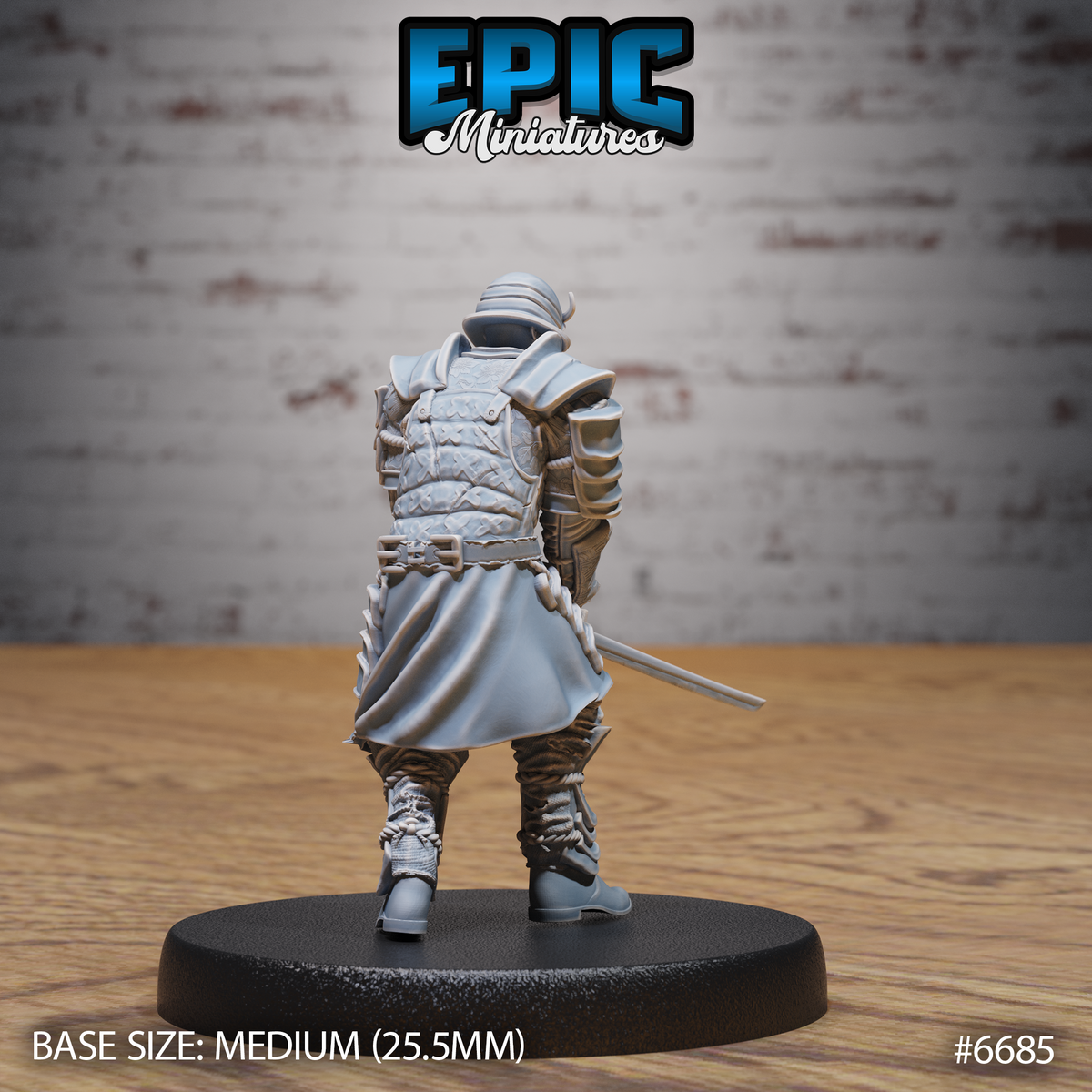 Half Blood Samurai  (3 Variants Available) - Epic Miniatures