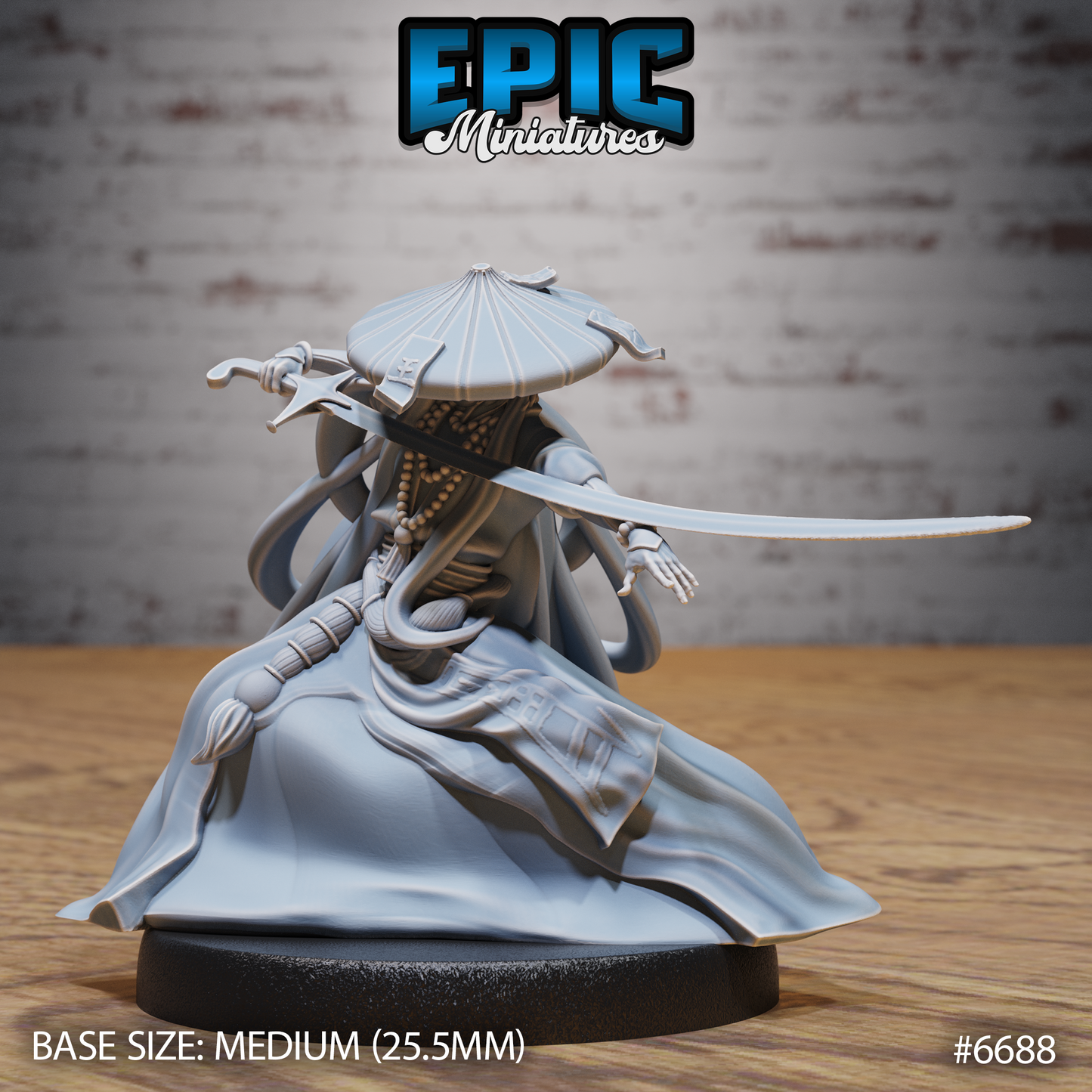 Immortal Monk (3 Variants Available) - Epic Miniatures