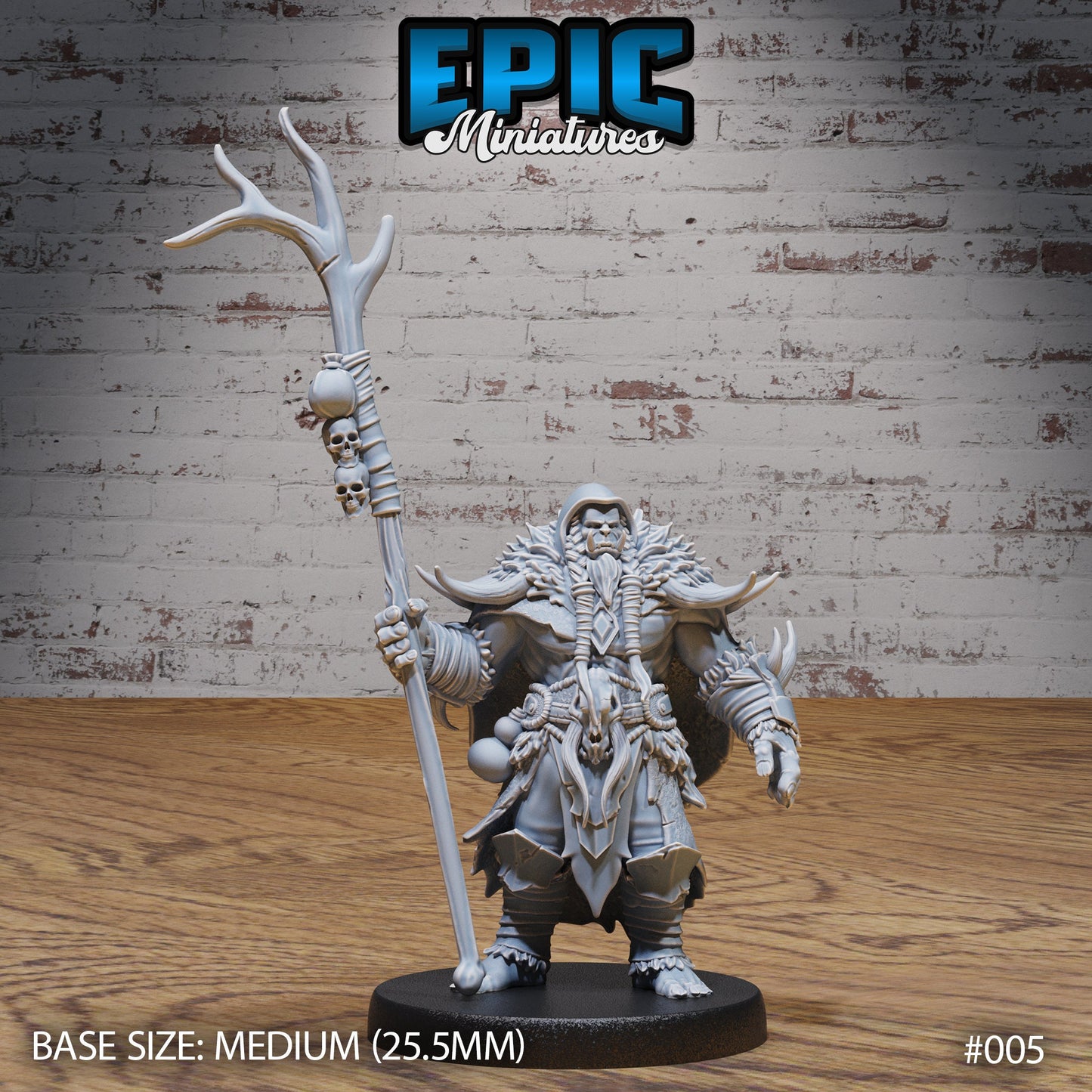 Orc Army Shamans (2 Variants Available) - Epic Miniatures