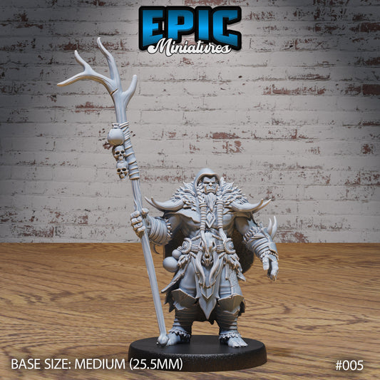 Orc Army Shamans (2 Variants Available) - Epic Miniatures
