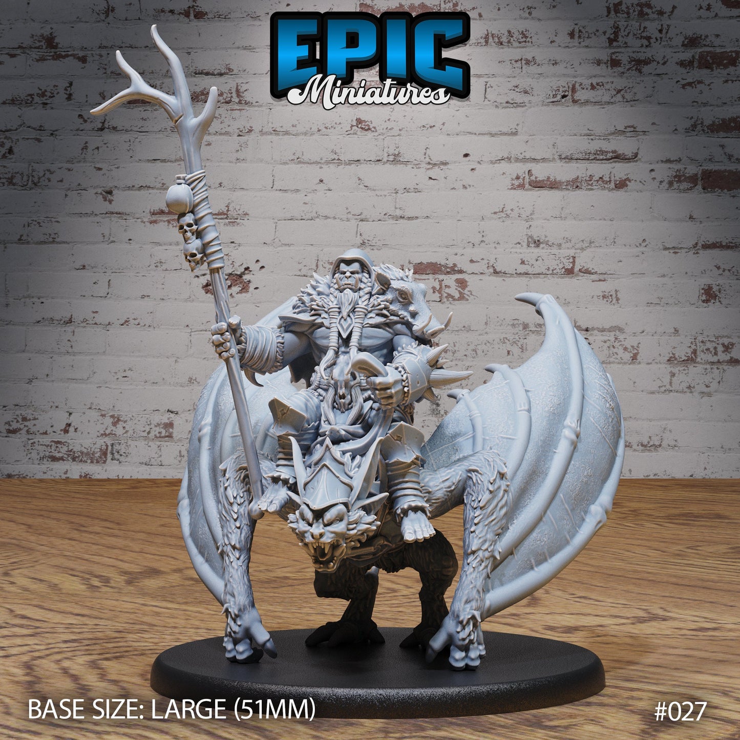 Orc Army, Bat Rider (2 Variants Available) - Epic Miniatures