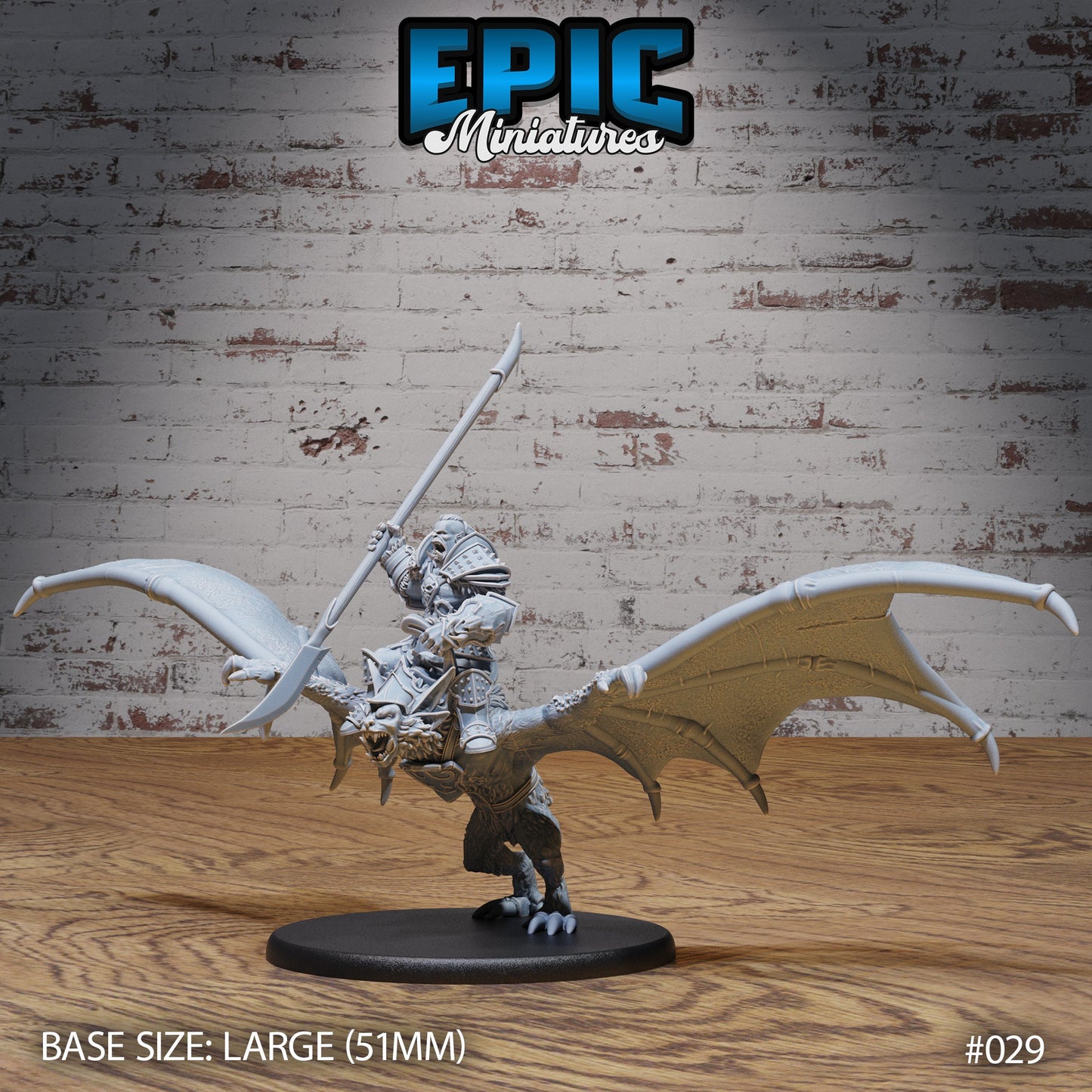 Orc Army, Bat Rider (2 Variants Available) - Epic Miniatures