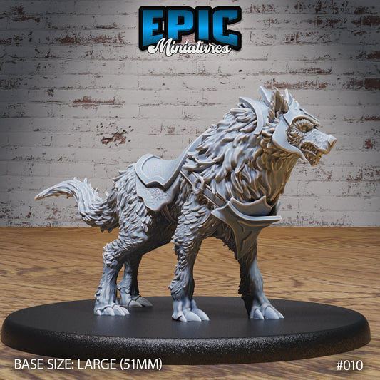 Orc Army Wolves (2 Variants Available) - Epic Miniatures