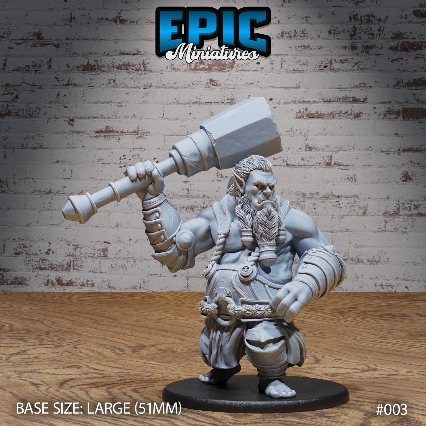 Half Troll (3 Variants Available) - Epic Miniatures
