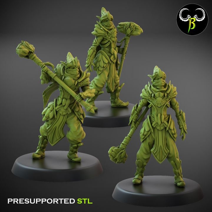 Sand Templars, Hammer Squad 2 (3 Variants Available) - Clay Beast Creations