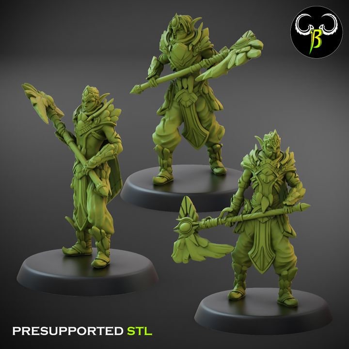 Sand Templars, Axe Squad 1 (3 Variants Available) - Clay Beast Creations