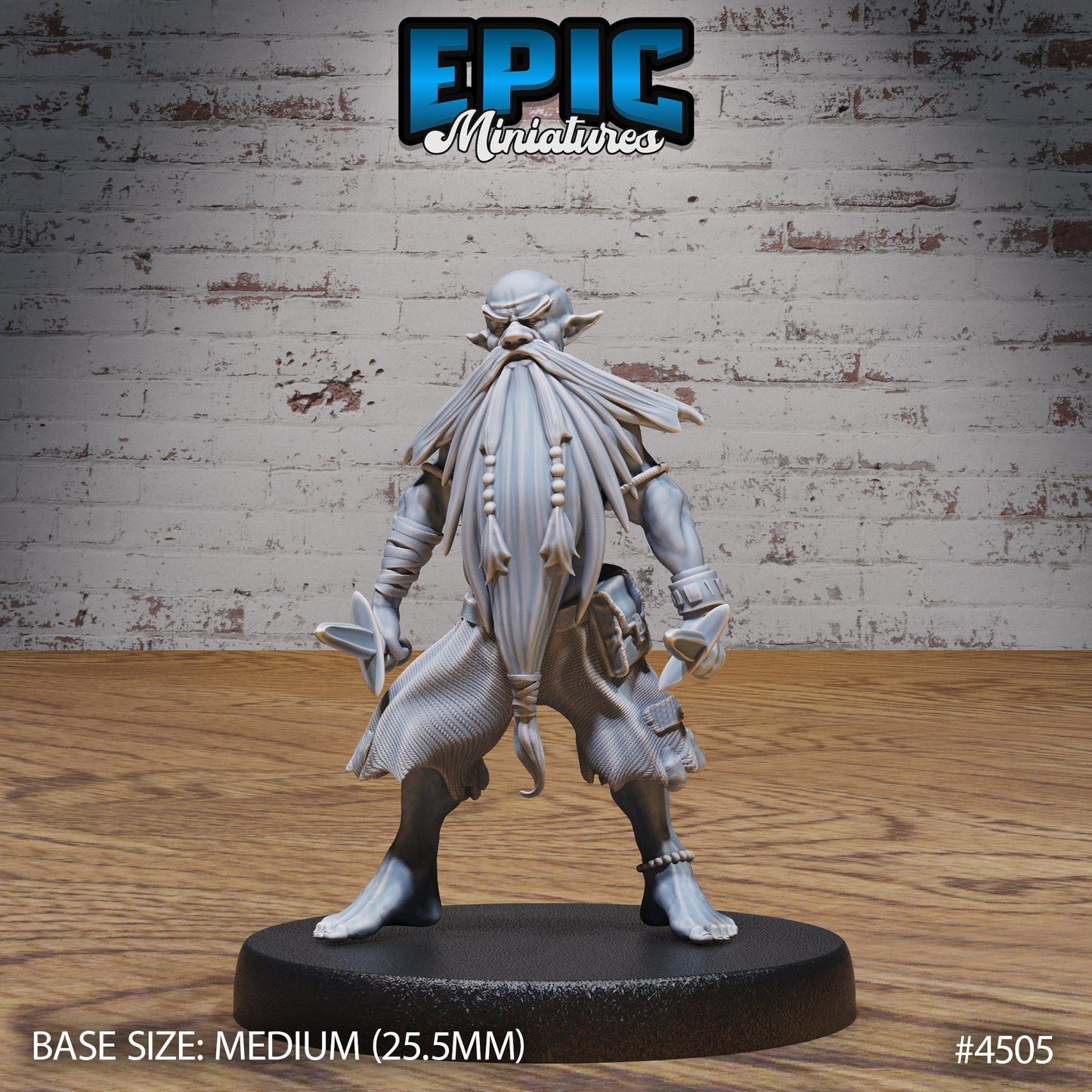 Deep Old Gnome (3 Variants Available) - Epic Miniatures