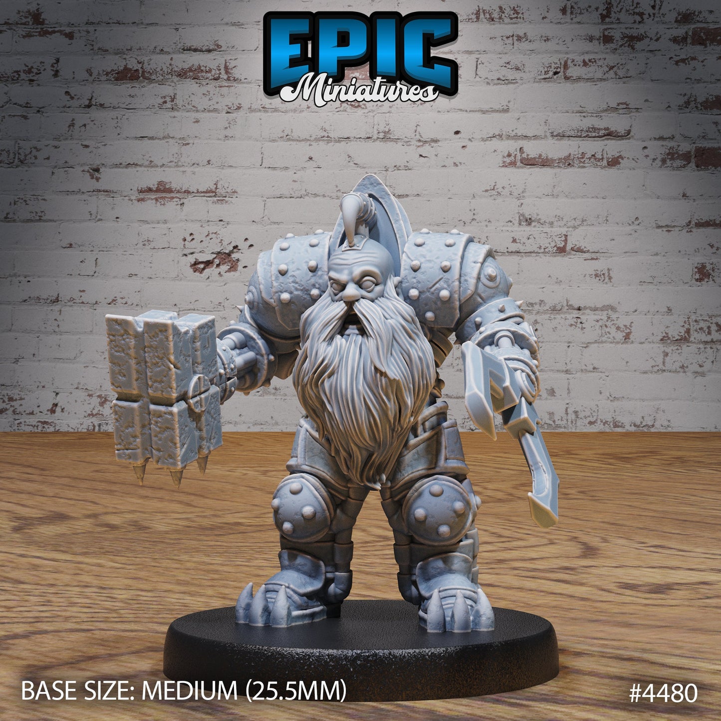 Dark Dwarf, Set 2 (3 Variants Available) - Epic Miniatures