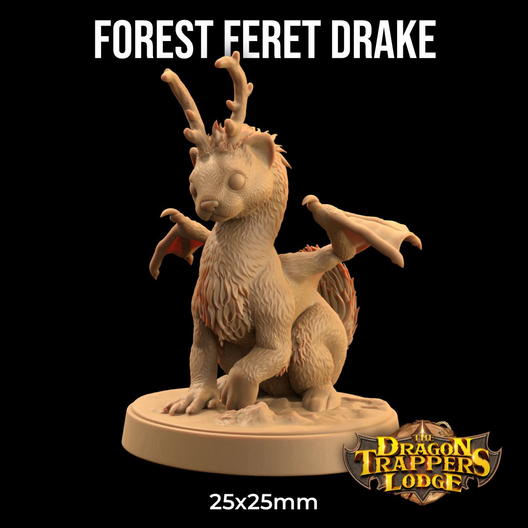 Forest Ferret Drake - Dragon Trapper's Lodge