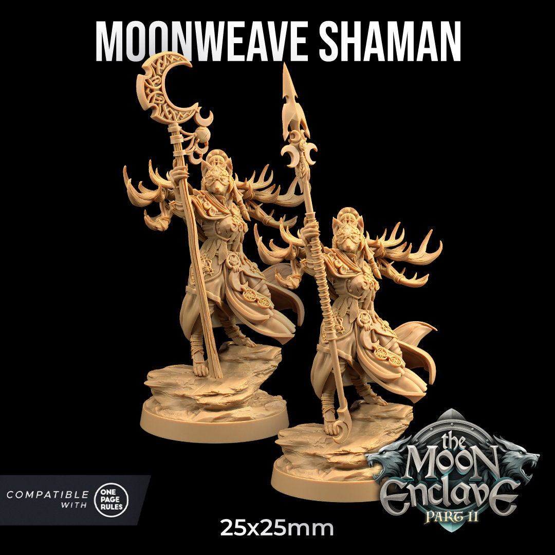 Moonweave Shamans (2 Variants Available) - Dragon Trapper's Lodge