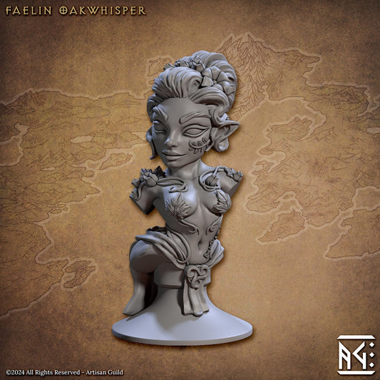 Faelin Oakwhisper Bust - Artisan Guild