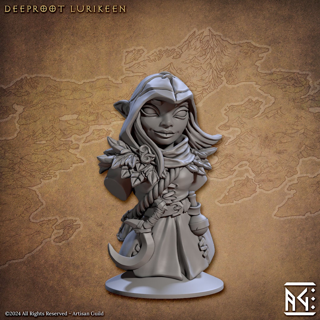 Deeproot Luriken Bust (2 Variants Available) - Artisan Guild