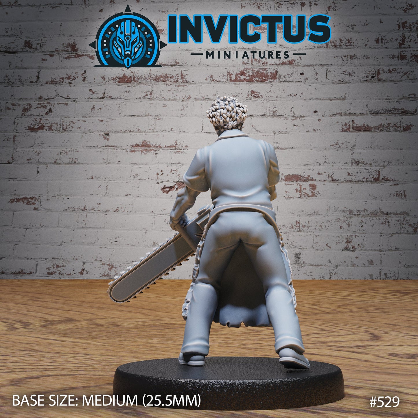 Chainsaw Killer (3 Variants Available) - Invictus Miniatures