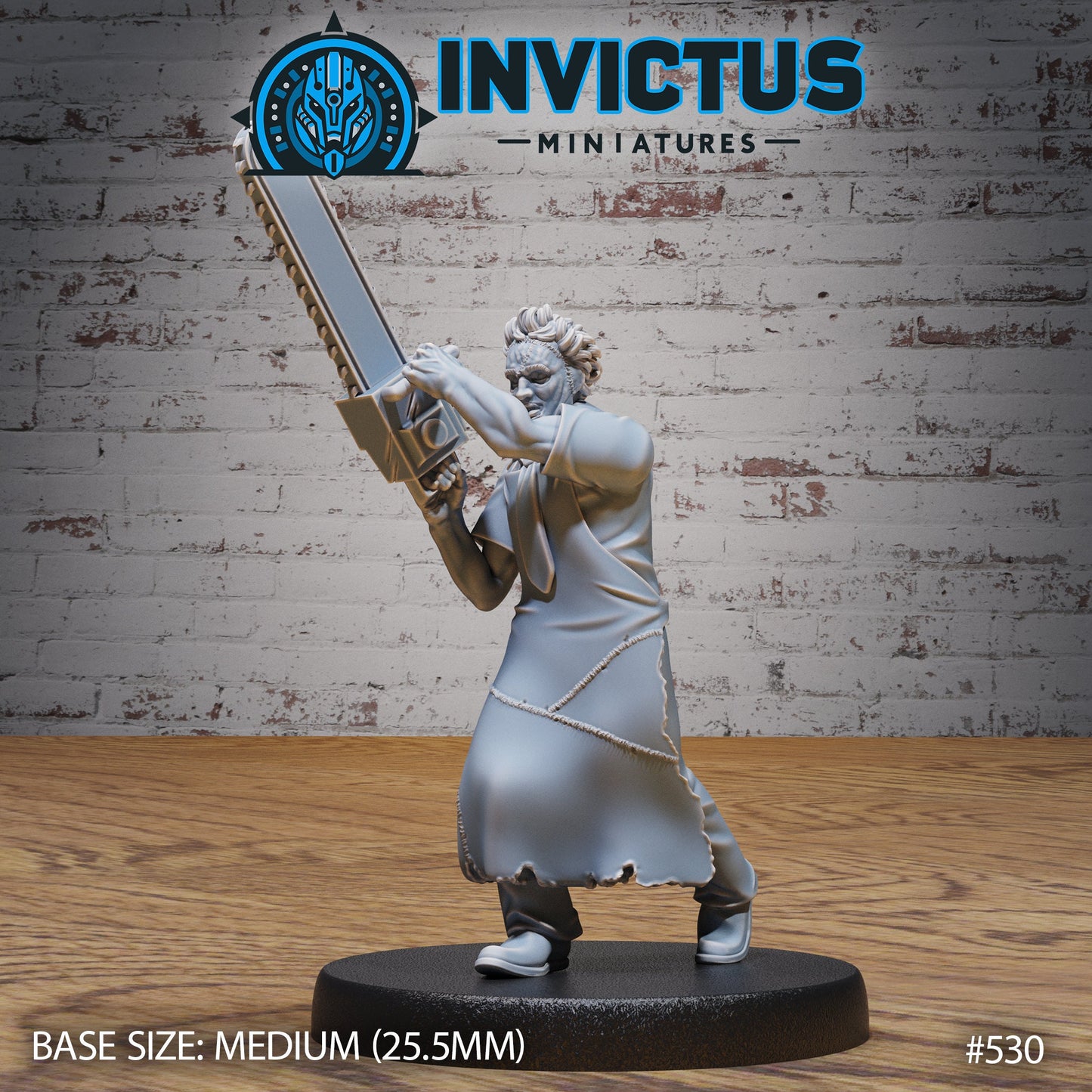 Chainsaw Killer (3 Variants Available) - Invictus Miniatures